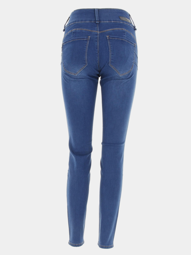 Jean skinny double up effect 230 bleu femme -Tiffosi