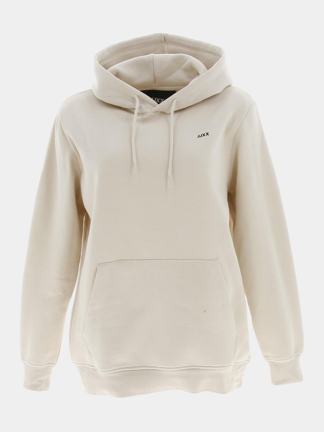 Sweat à capuche abbie beige femme - Jjxx