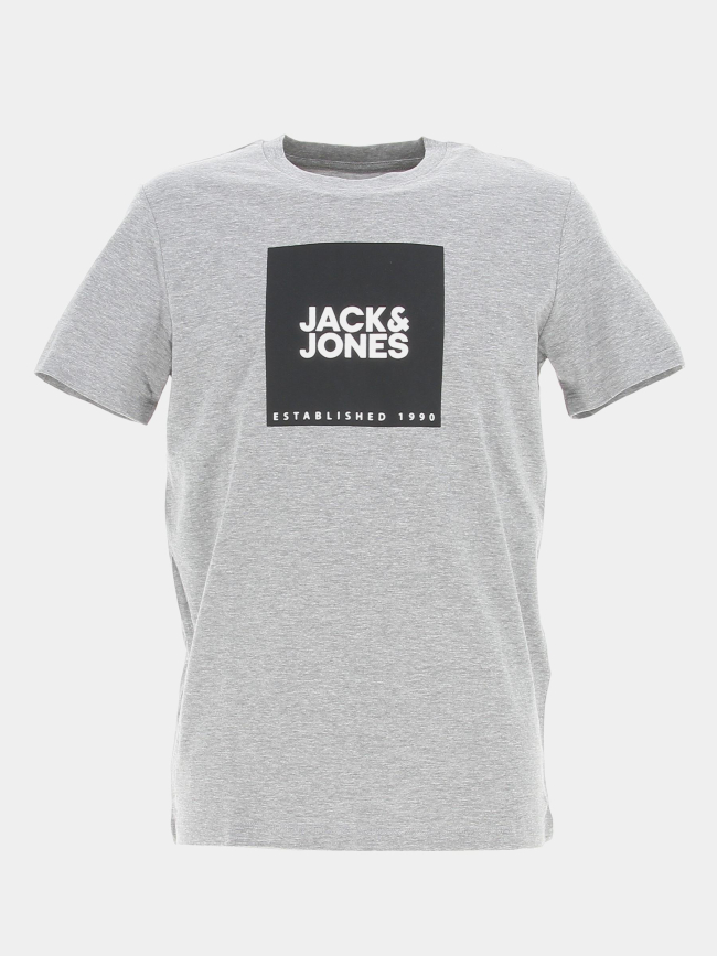 T-shirt crew gris homme - Jack & Jones