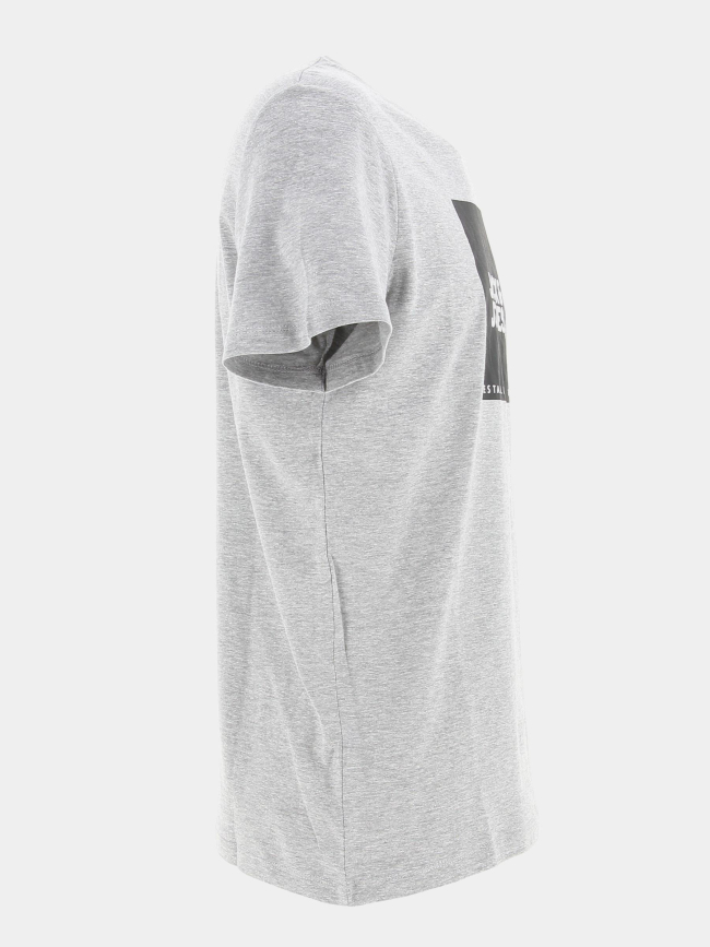 T-shirt crew gris homme - Jack & Jones