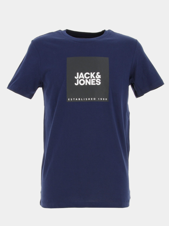 T-shirt crew bleu marine homme - Jack & Jones