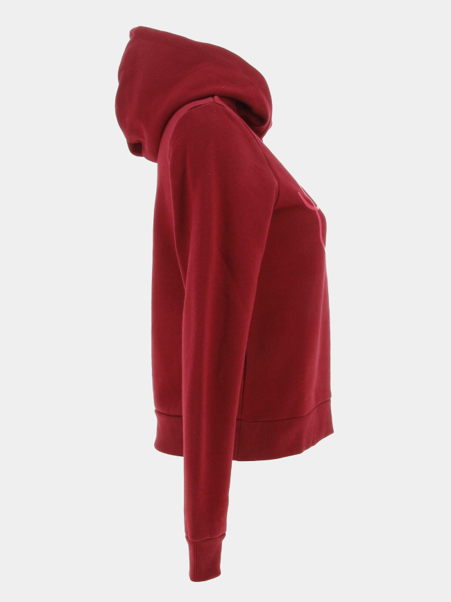 Sweat à capuche bordeaux fille - Le Temps Des Cerises