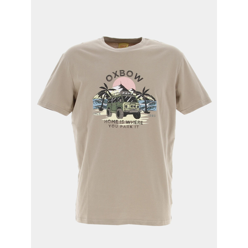 T-shirt van gris homme - Oxbow