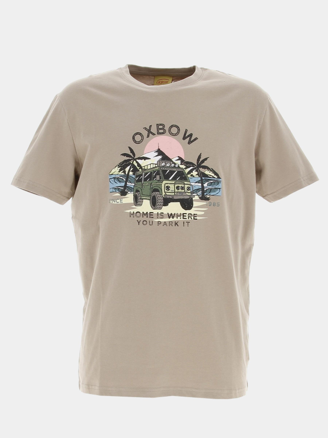 T-shirt van gris homme - Oxbow