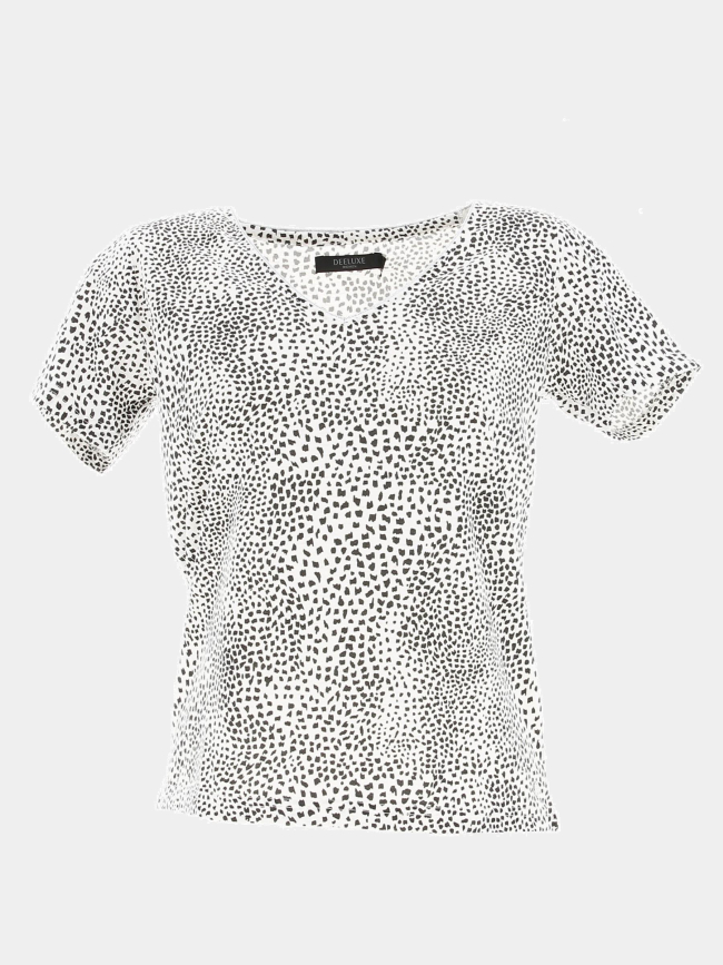 T-shirt top zia blanc femme - Deeluxe