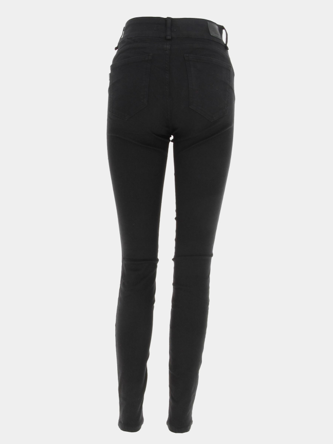 Jean skinny taille haute push effect noire femme - Tiffosi