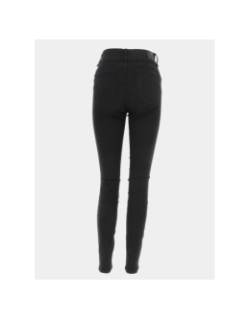 Jean skinny taille haute push effect noire femme - Tiffosi