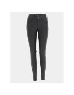 Jean skinny double up effect 346 noir femme -Tiffosi