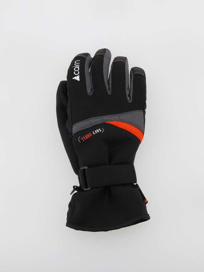 Gants de ski styl 2 graphite scarlet noir homme - Cairn