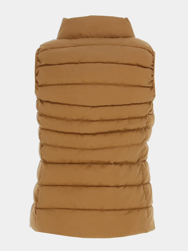 Doudoune sans manche newclaire marron femme - Only