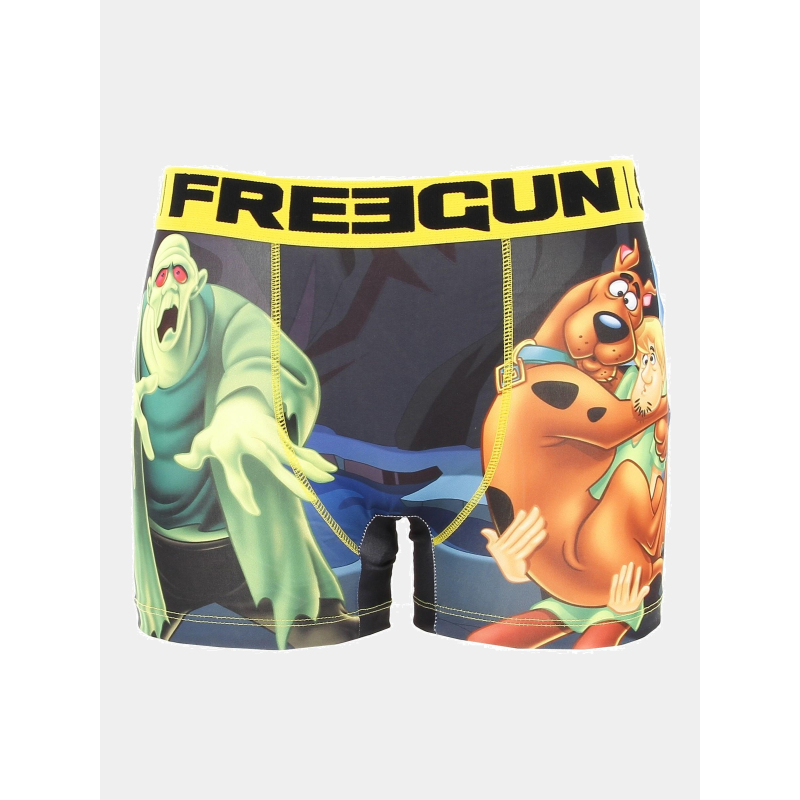 Boxer scooby-doo jaune homme - Freegun