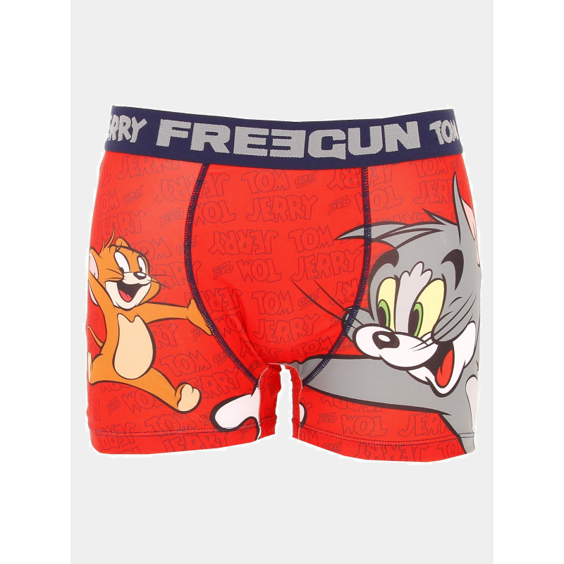 Boxer tom et jerry rouge homme - Freegun