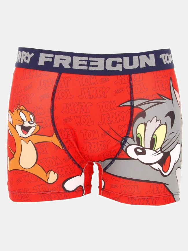 Boxer tom et jerry rouge homme - Freegun