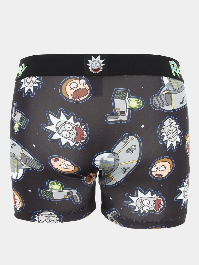 Boxer rick et morty noir homme - Freegun