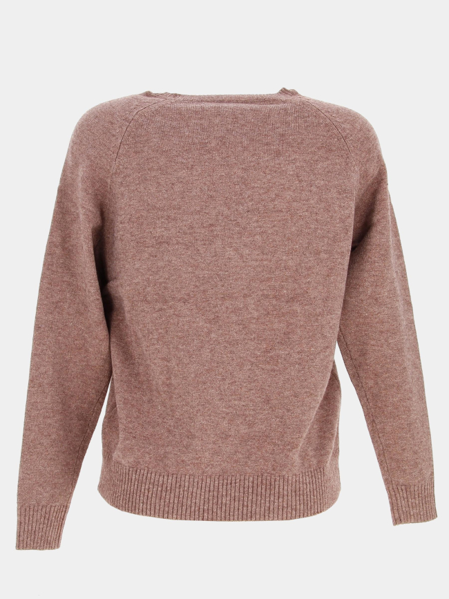 Pull col rond lesly king rose femme - Only
