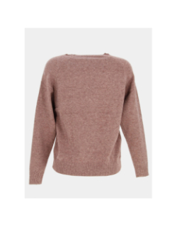 Pull col rond lesly king rose femme - Only