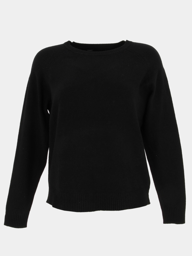 Pull col rond lesly king noir femme - Only