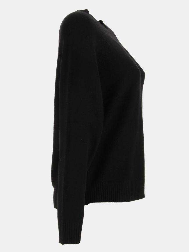 Pull col rond lesly king noir femme - Only