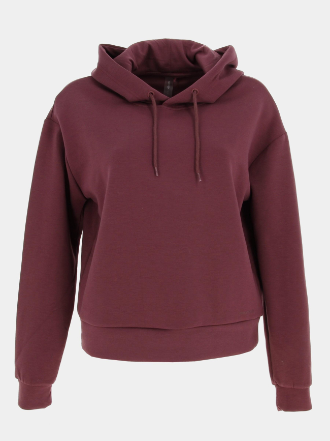 Sweat à capuche onplounge bordeaux femme - Only
