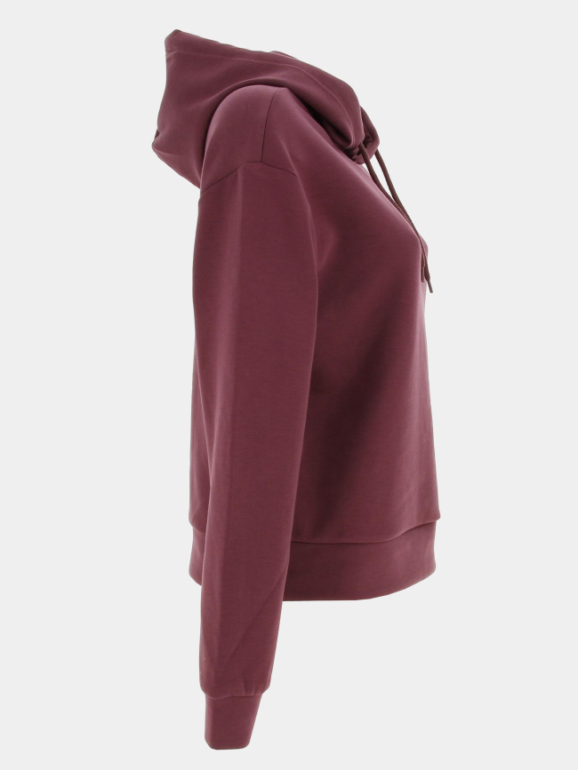 Sweat à capuche onplounge bordeaux femme - Only