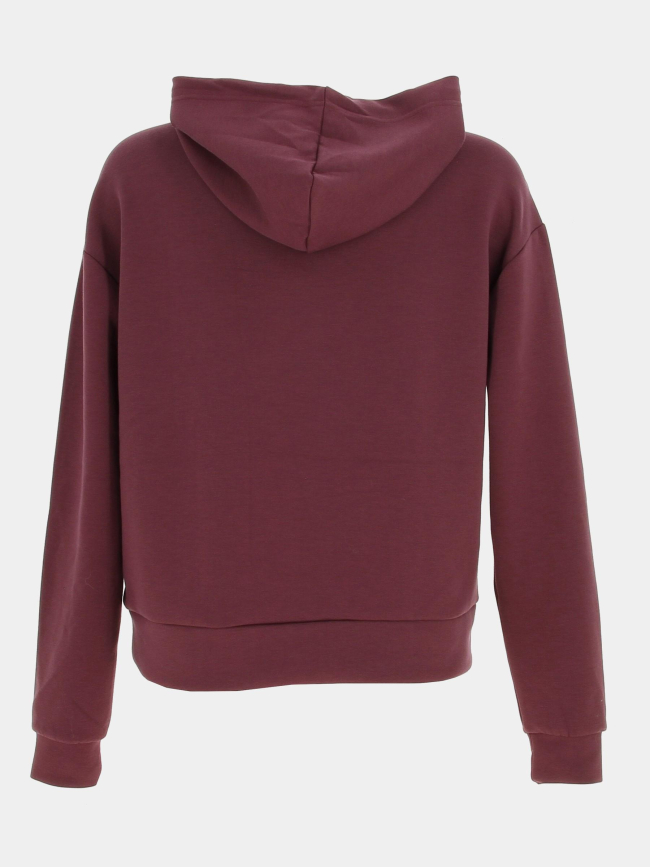Sweat à capuche onplounge bordeaux femme - Only