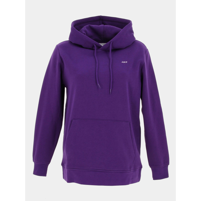 Sweat à capuche abbie violet femme - Jjxx