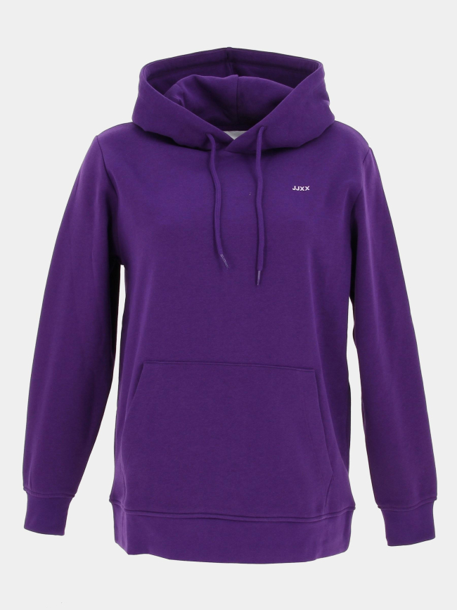 Sweat à capuche abbie violet femme - Jjxx