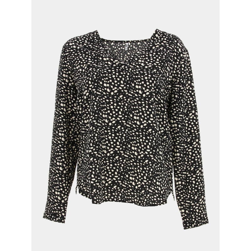 Blouse manches longues piper noir femme - Jacqueline De Yong