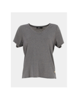 T-shirt glowy gris femme - Deeluxe