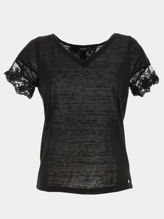 T-shirt divine noir femme - Deeluxe