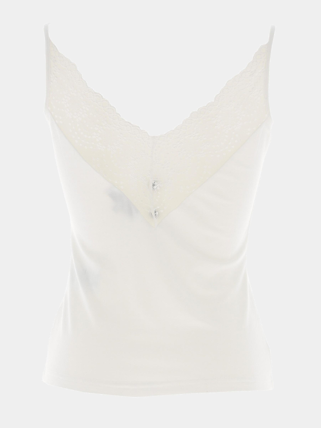 Caraco belle dentelle blanc femme - Morgan