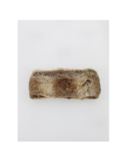 Bandeau fausse fourrure marron femme - Barts