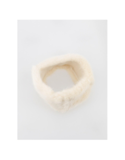 Bandeau fausse fourrure blanc femme - Barts