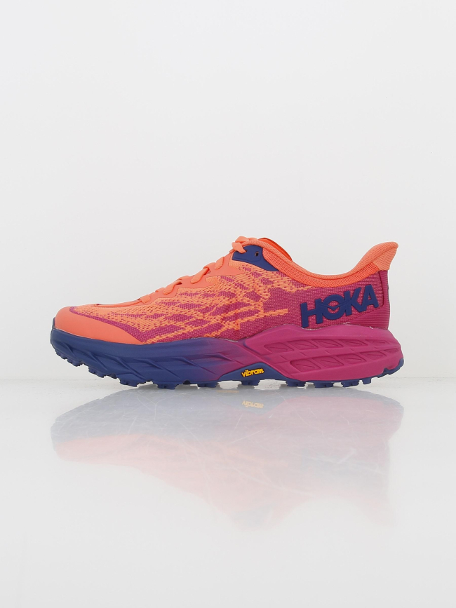 Chaussures de trail speedcoat 5 rose femme - Hoka