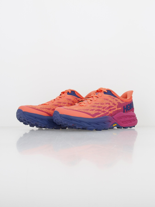 Chaussures de trail speedcoat 5 rose femme - Hoka