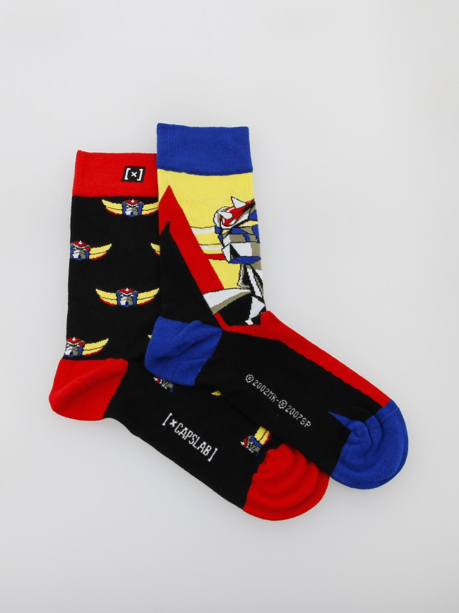Chaussettes goldorak noir - Capslab