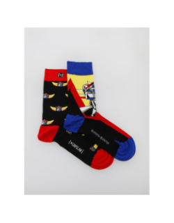 Chaussettes goldorak noir - Capslab