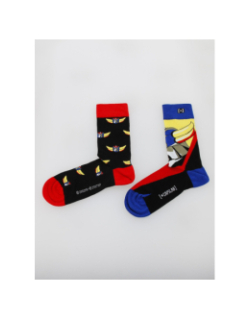 Chaussettes goldorak noir - Capslab