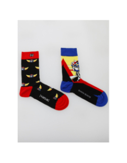 Chaussettes goldorak noir - Capslab