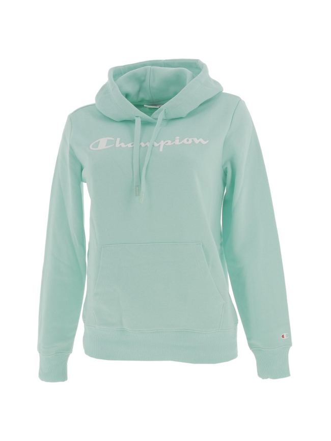 Sweat à capuche american class vert femme - Champion