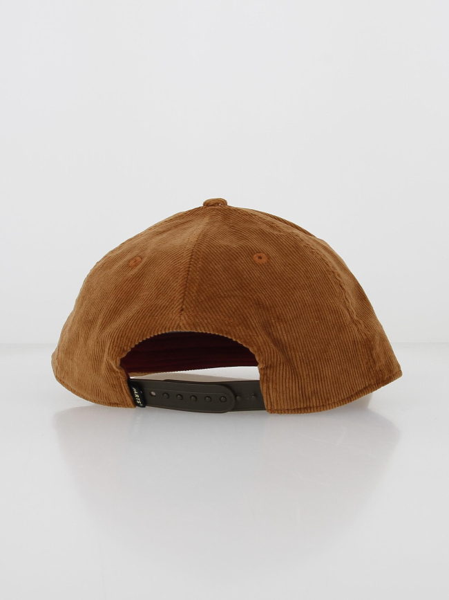 Casquette en velours tenkan marron homme - Barts