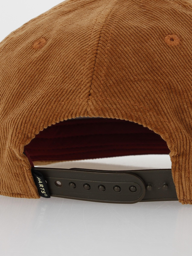 Casquette en velours tenkan marron homme - Barts