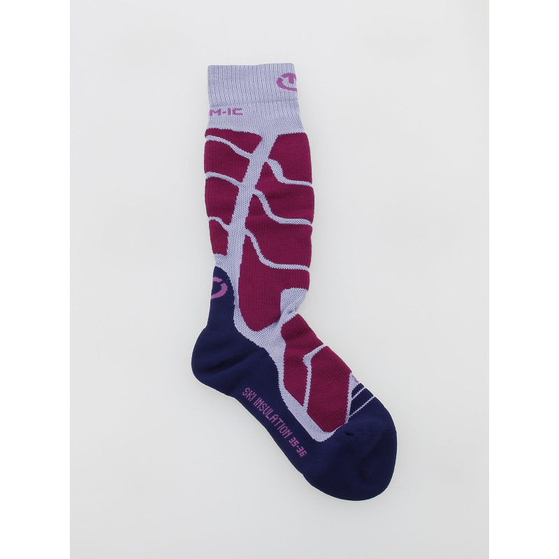 Chaussettes de ski insulation violet femme - Sidas