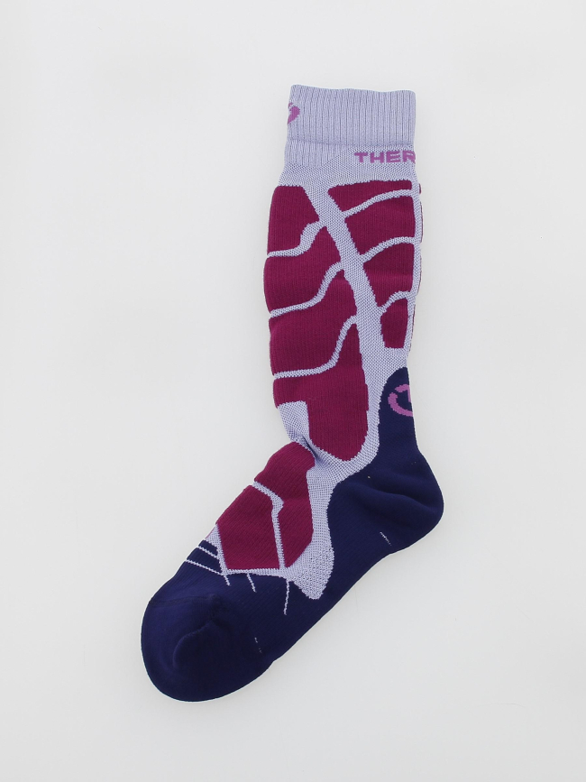 Chaussettes de ski insulation violet femme - Sidas