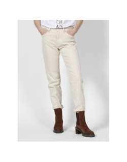 Jean mom ankle beige femme - Calvin Klein