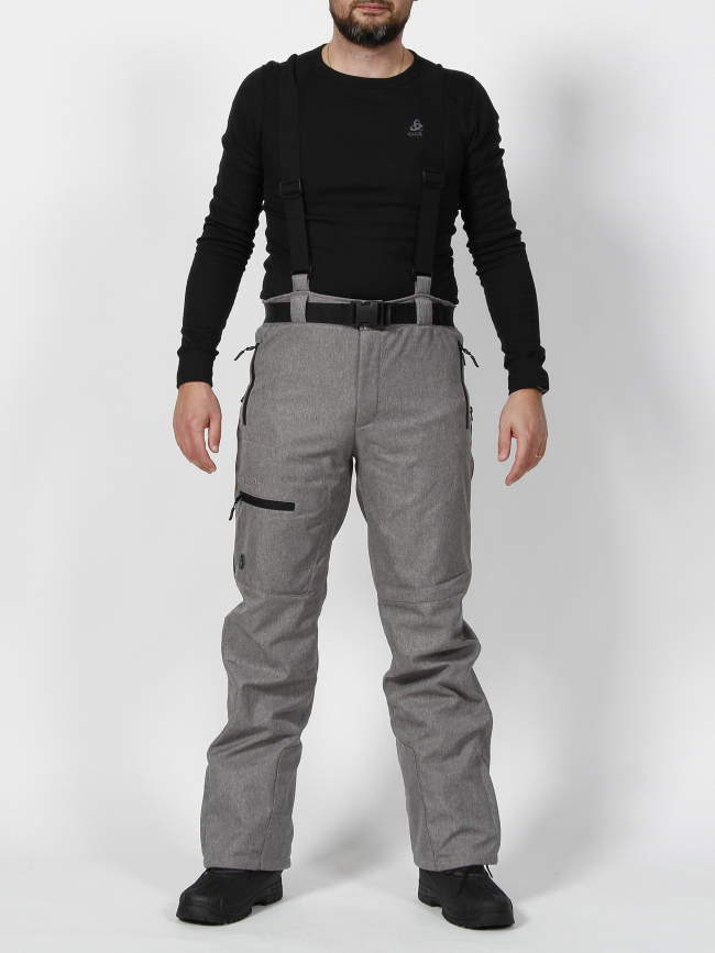 Pantalon de ski unosoft gris homme - Eldera Sportswear