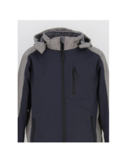 Veste de ski glacier bleu marine/gris homme - Eldera Sportswear