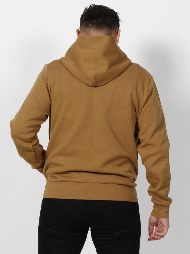 Sweat à capuche micro logo marron homme - Calvin Klein