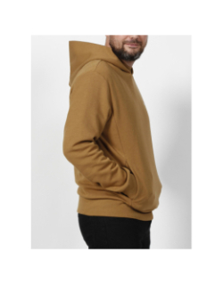 Sweat à capuche micro logo marron homme - Calvin Klein