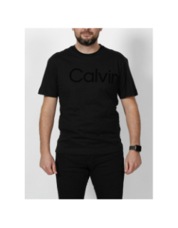 T-shirt flock logo noir homme - Clavin Klein